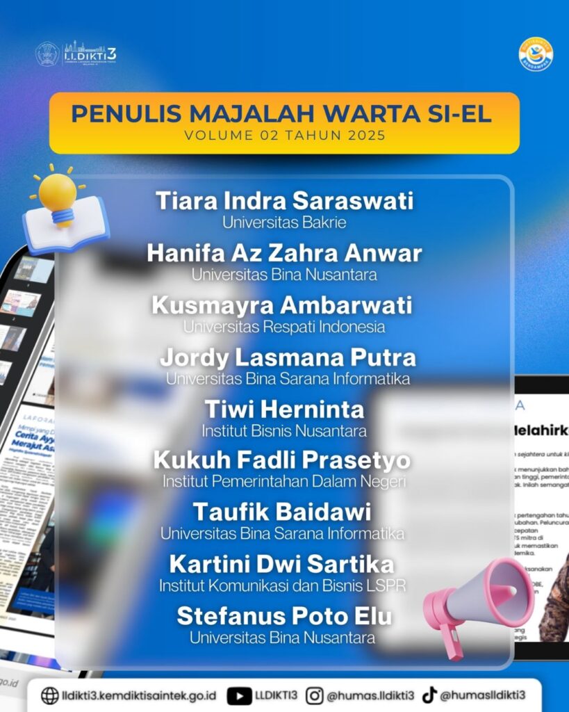 Menulis di Majalah LLDIKTI 3